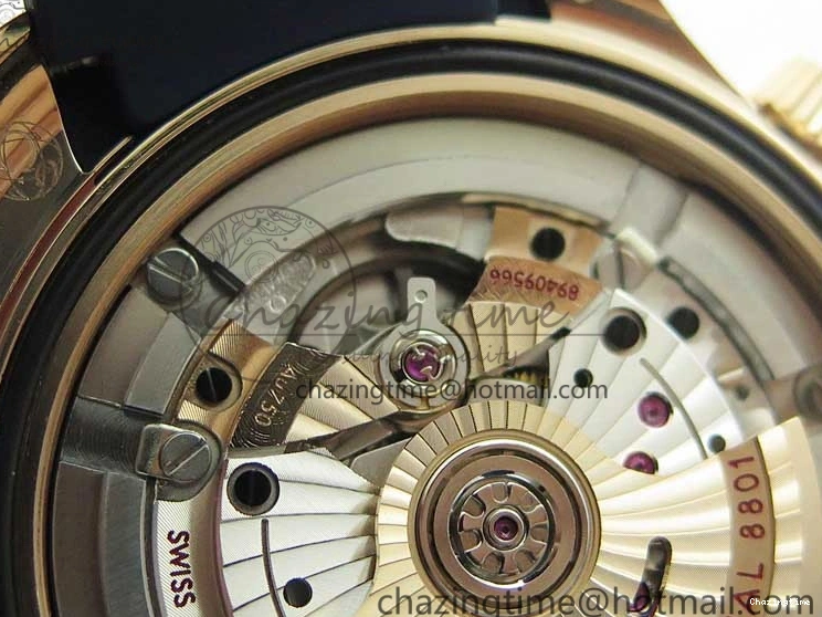 0322 2018 Seamaster Diver 300M RG Blue Ceramic VSF 1:1 Best Edition Blue Dial on Blue Rubber Strap A WeatherProof 7914